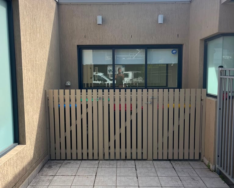 Custom timber gate installation for residential property in Sydney