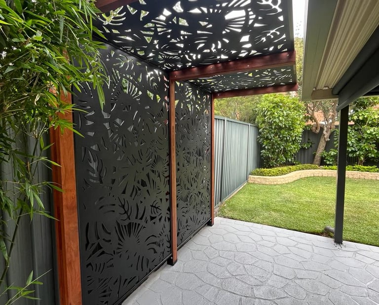 Custom timber pergola construction for residential backyard in Sydney