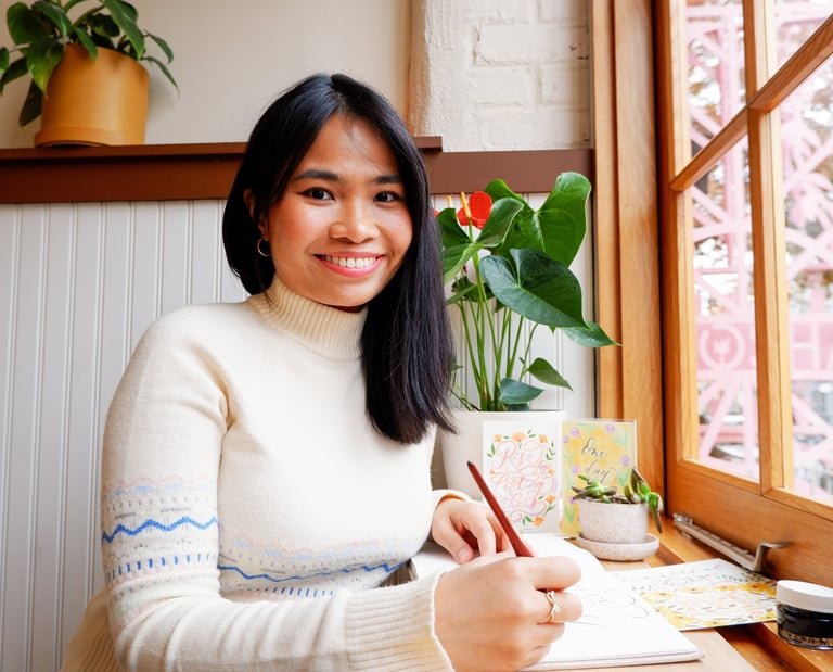 New York City calligrapher and live event artist