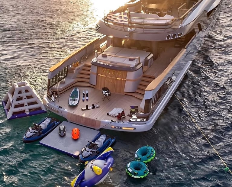 yacht - rental watertoys - Efoil rental - efly 