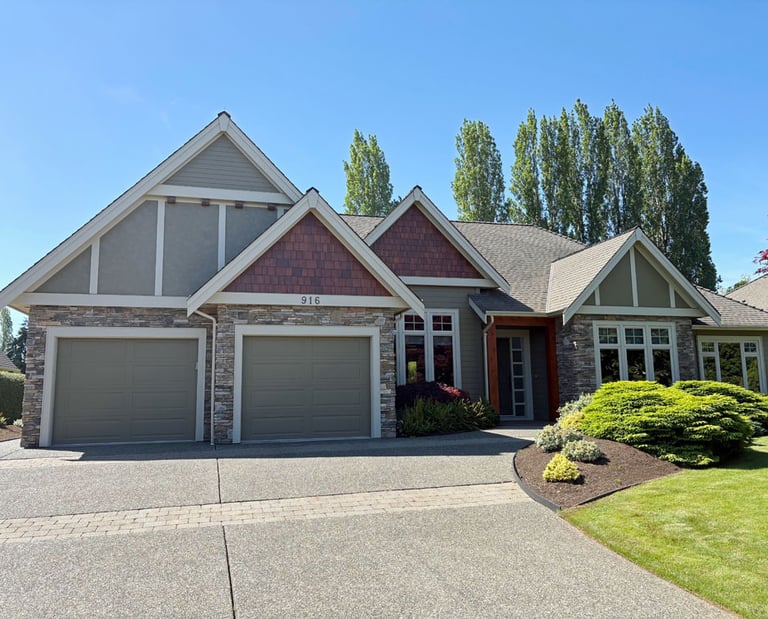 cedar shingle revitalization project in Qualicum Beach