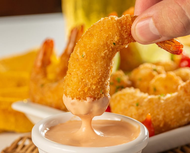 Camarão empanado profissional com farinha Panko – Camarão do Sol