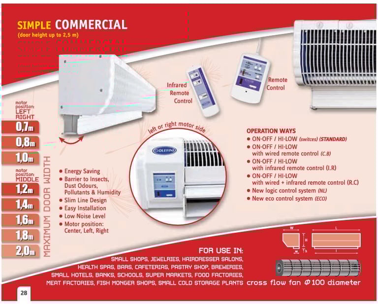 Olefini Air Curtain Saudi Arabia