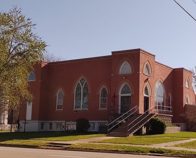 The Moran United Methodist Church building 1968