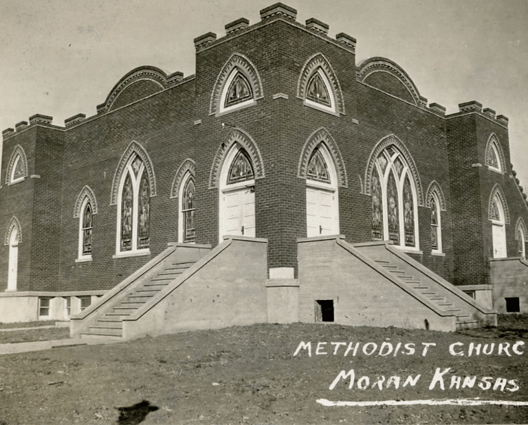 Moran, KS United Methodist Church built in 1914