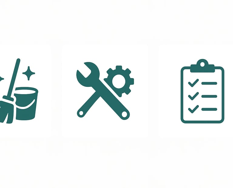 a set of four different types of tools