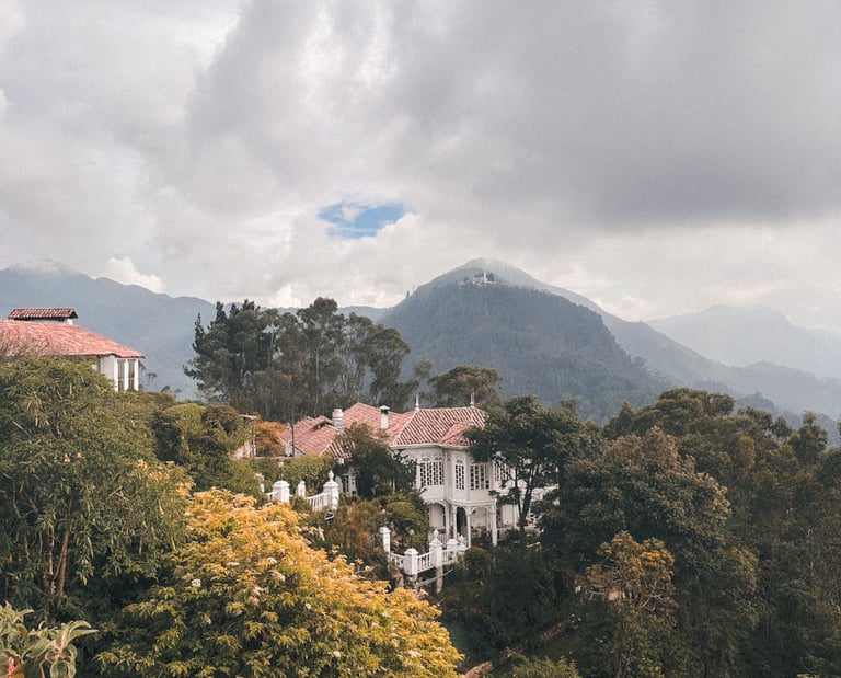 Monserrate Cable Car in Bogota, Colombia
