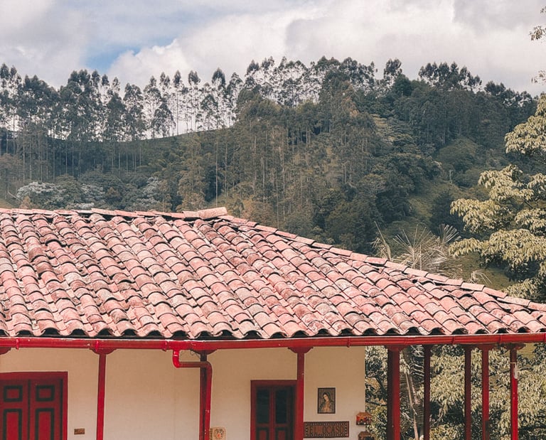 Finca (Coffee Farm) Outside of UNESCO town Salento in Colombia