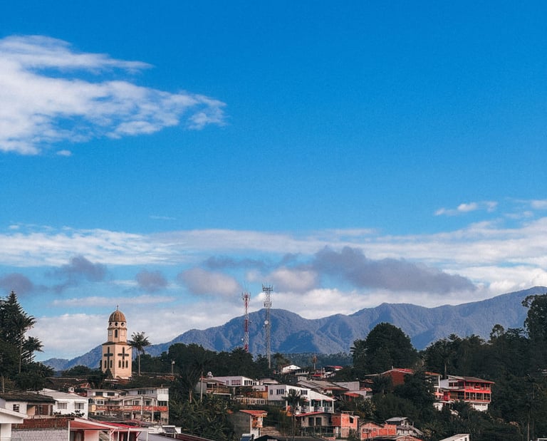 Salento Town in Colombia