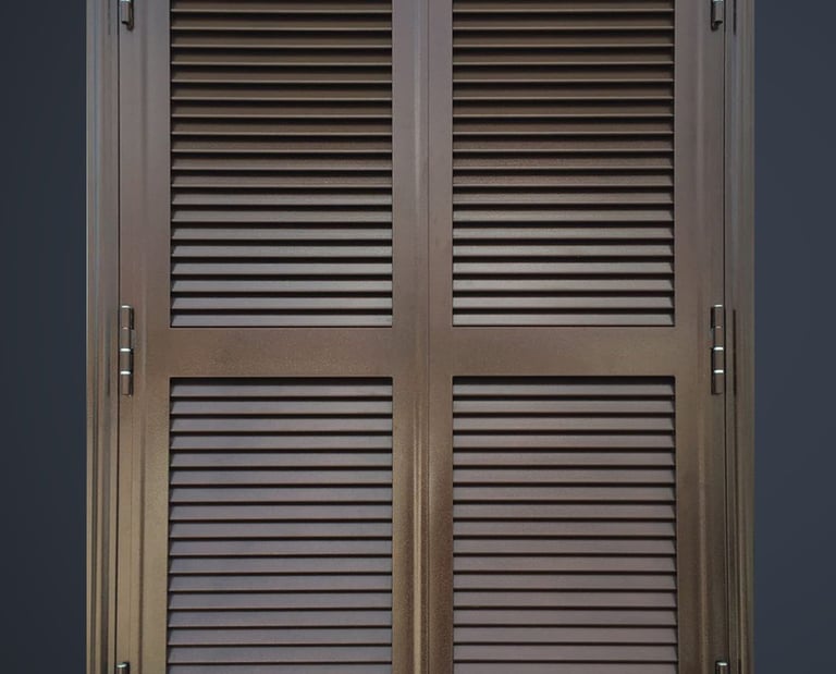 Persiana in acciaio zincato