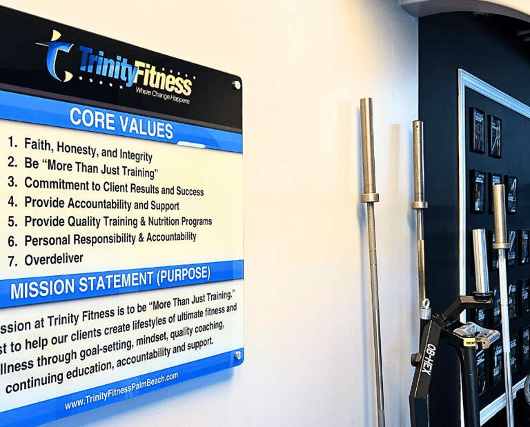 mission statement for private fitness gym