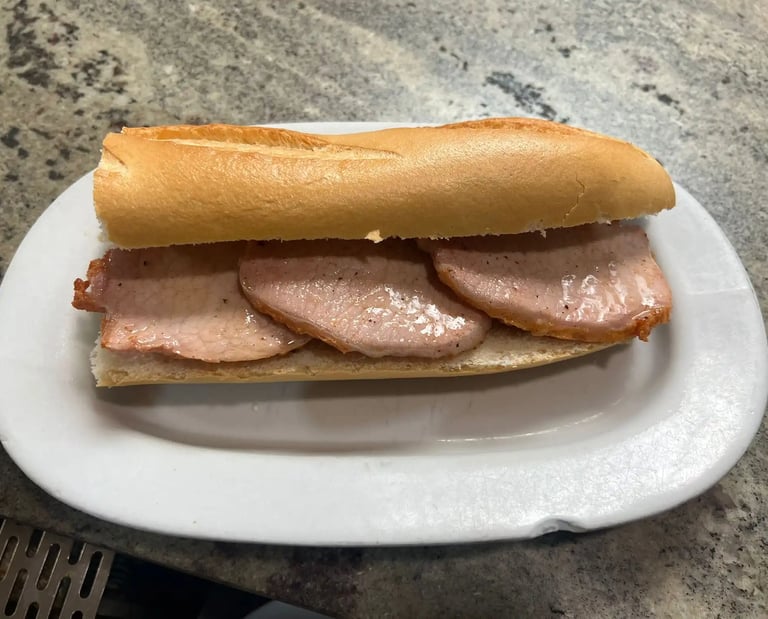 Montado de lomo a la plancha