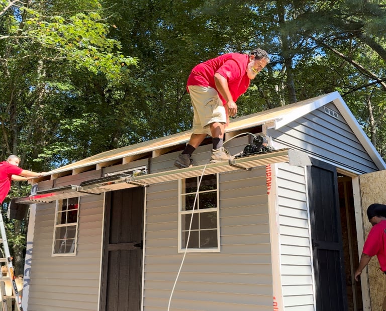 Building Sheds in Massachusetts and Rhode Island.