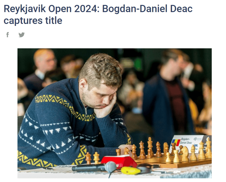 Reykjavik Open 2024: Bogdan-Daniel
