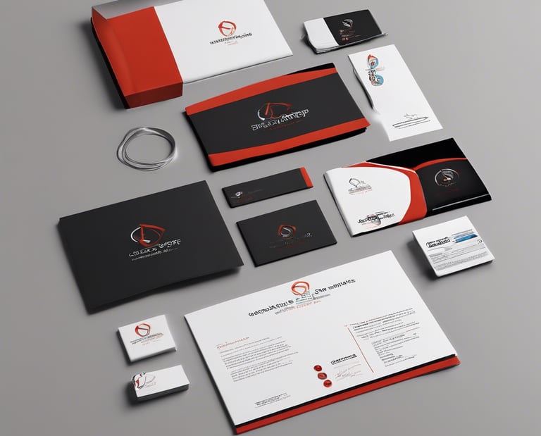 a variety of stationerys and stationery items