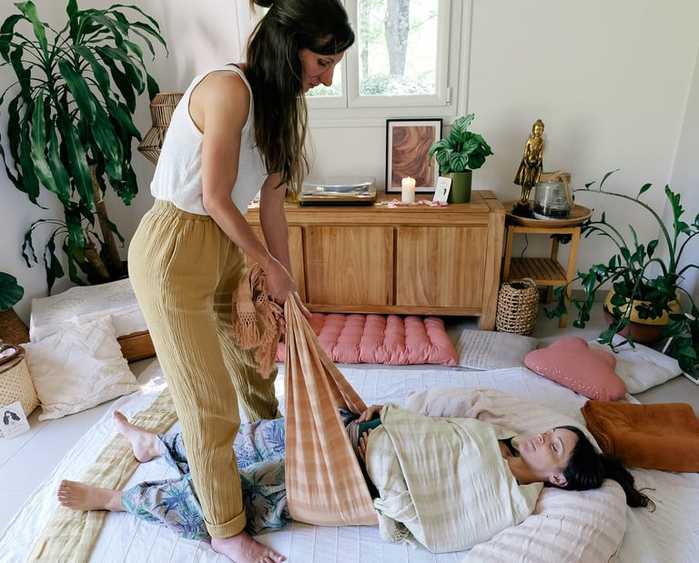 Soin rebozo de la femme