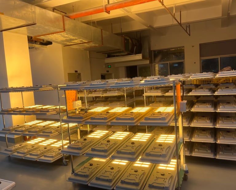 LED lights aging Test