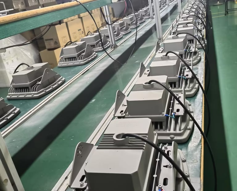 LED Explosion-Proof LED flood light aging test