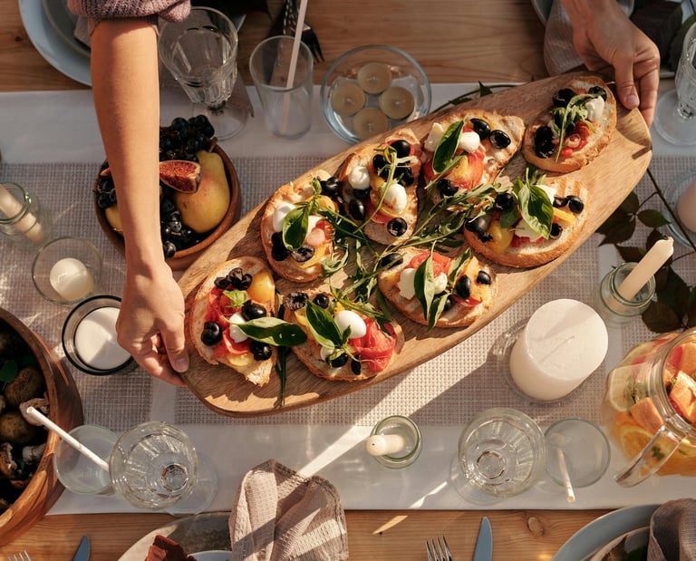 Experiencia gastronómica casual con servicio de chef privado