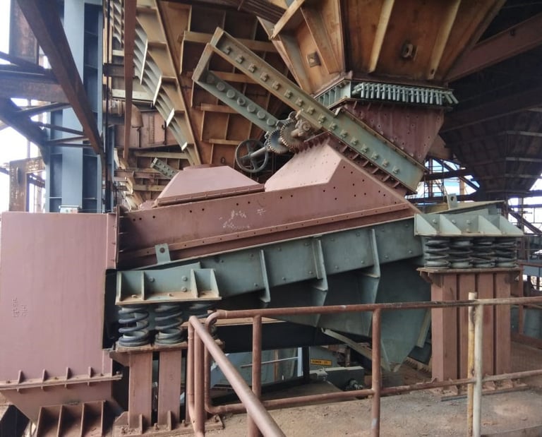 High Vibration Issue, Sinter screen vibration analysis, FFT Vibration Analysis, Unbalanced Loads