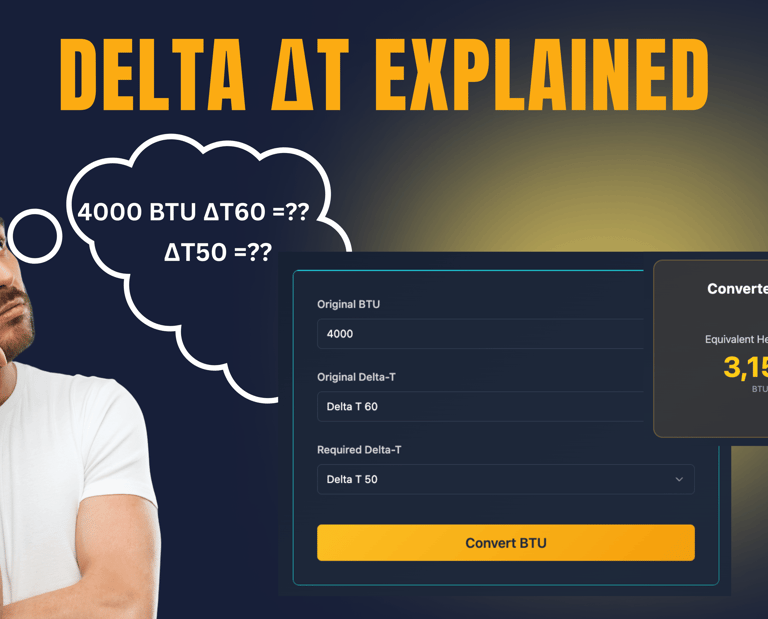 How to convert heating calculations free and easy