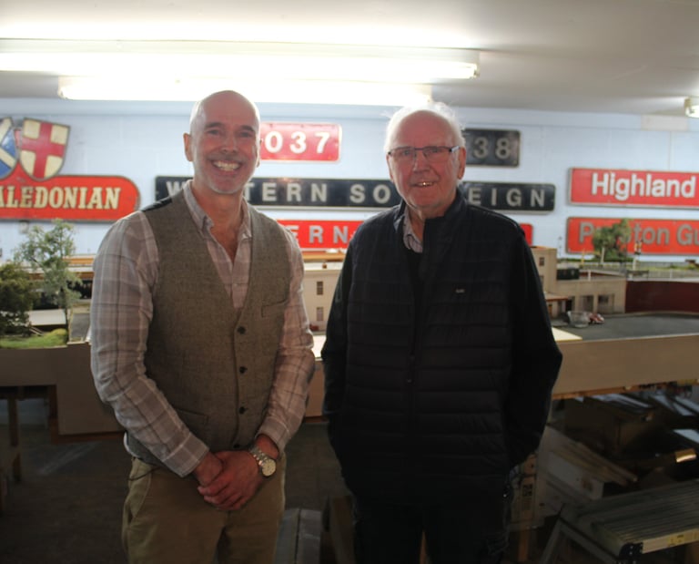 Steve with Pete Waterman