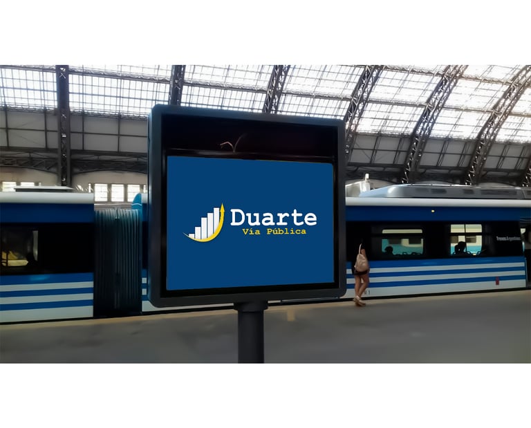 PUBLICIDAD EN ESTACIONES TREN MITRE