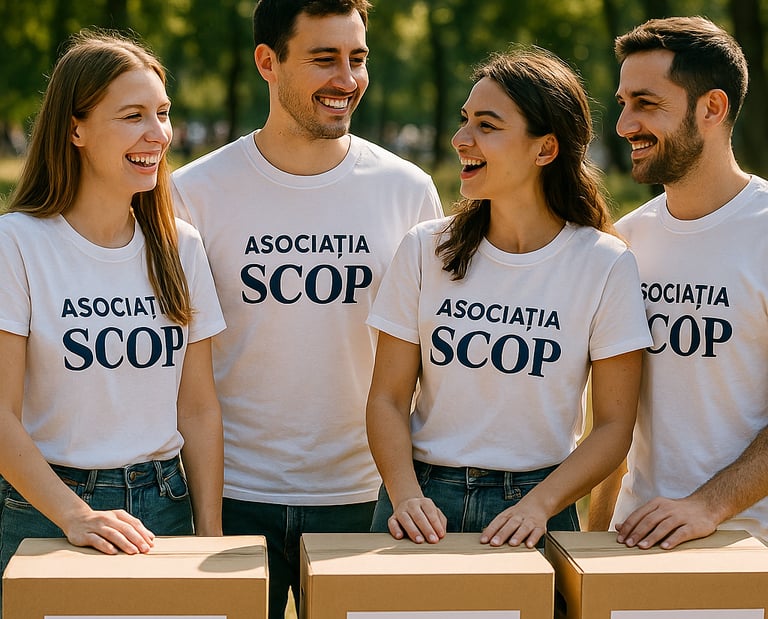 patru voluntari scop