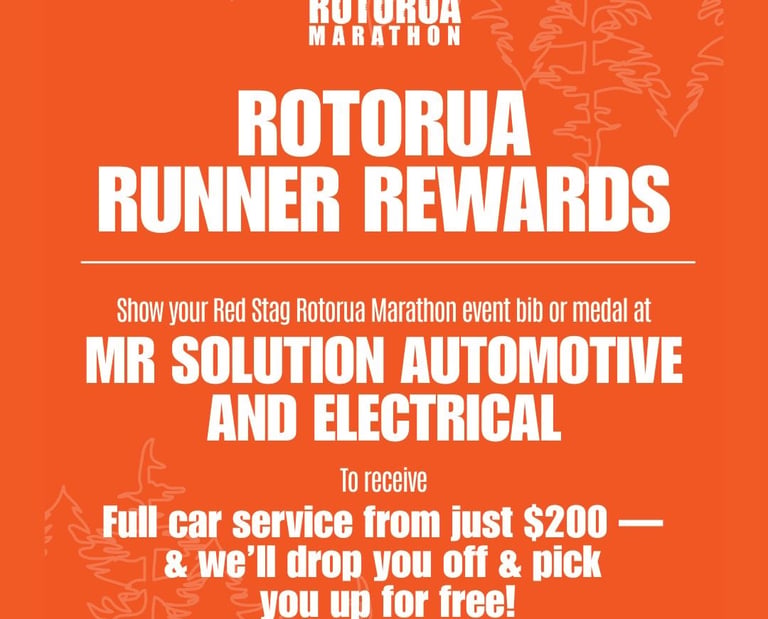 Full service from $200 for Rotorua marathon runners
