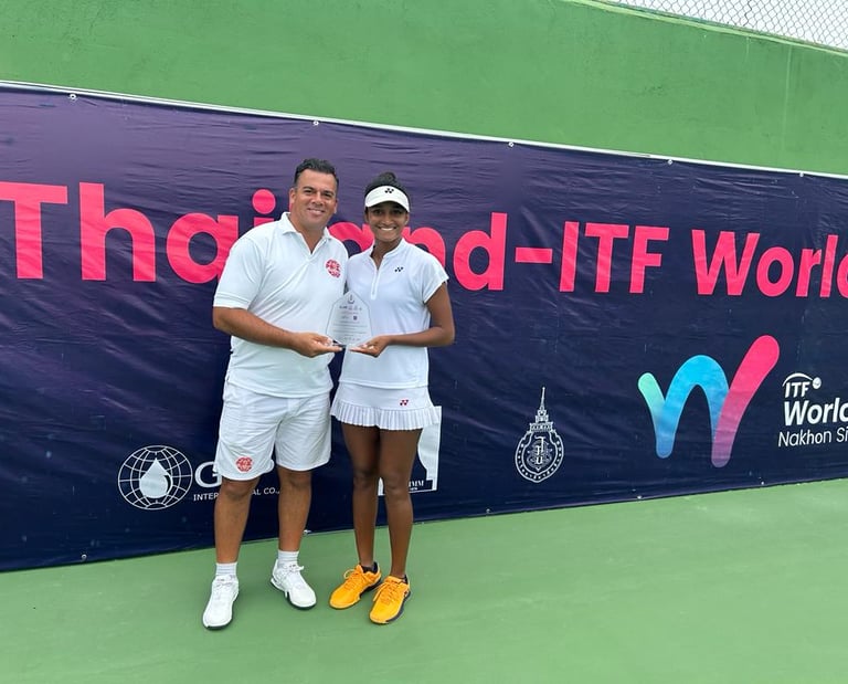 Cesar Performance Coach | Coach Cesar with India 1 Sahaja Yamalapalli 