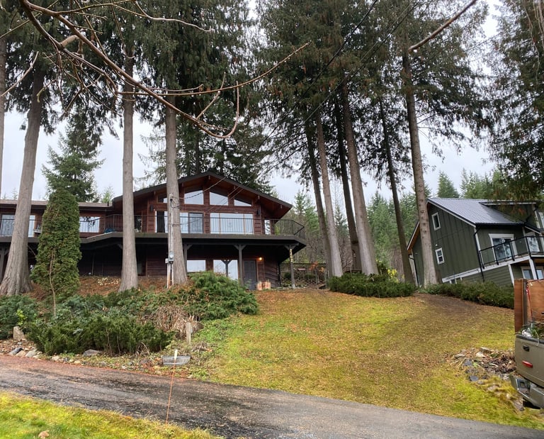 Firesmart and large tree trimming in Blind Bay