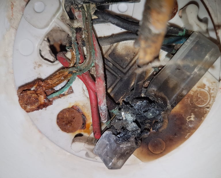 Lighting arcing fault