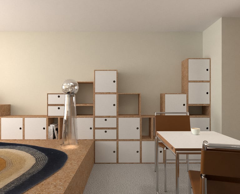 Design d'intérieur modulable Paris