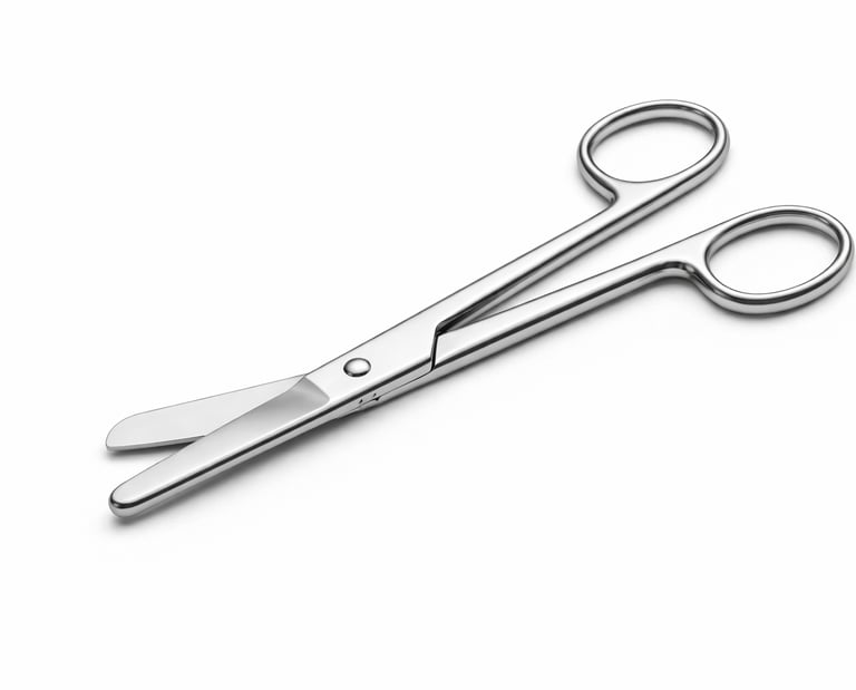 stainless steel dressing scissors instrument CE certified for cutting dressings.