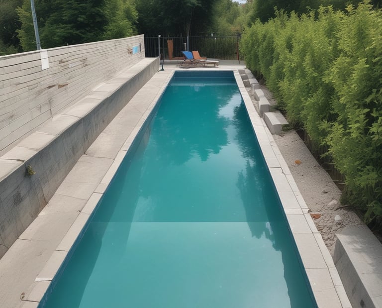 bassin de nage avec nage à contre courant