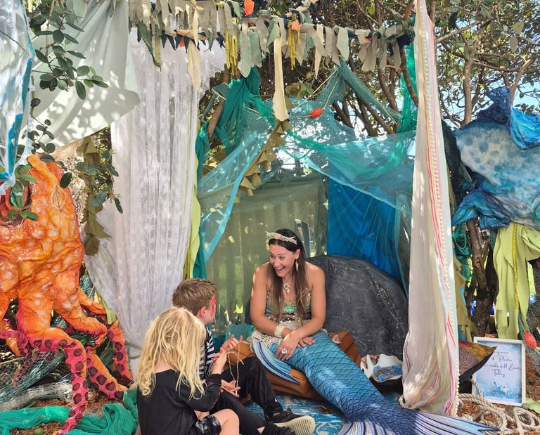 Professional Mermaid at an event