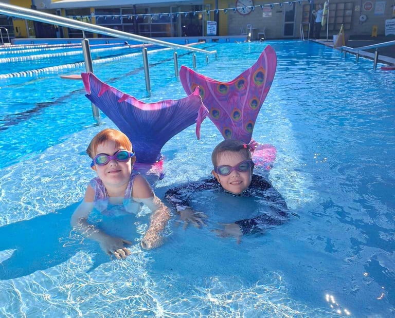 Mini Mermaids swim class