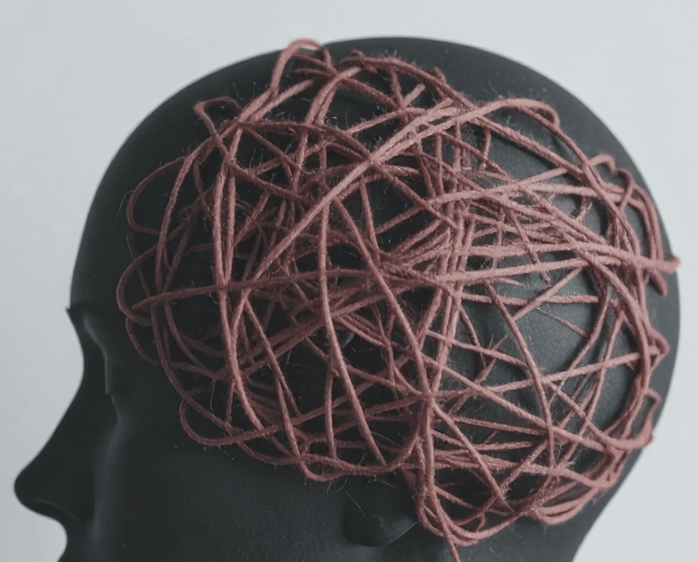 a head of a mannequine of a head of a woman