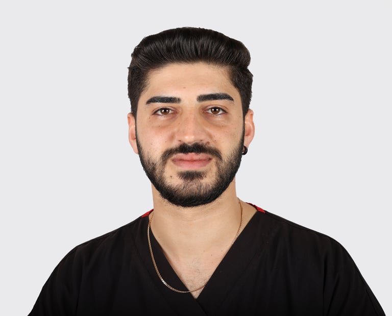 a man with a beard and a beard