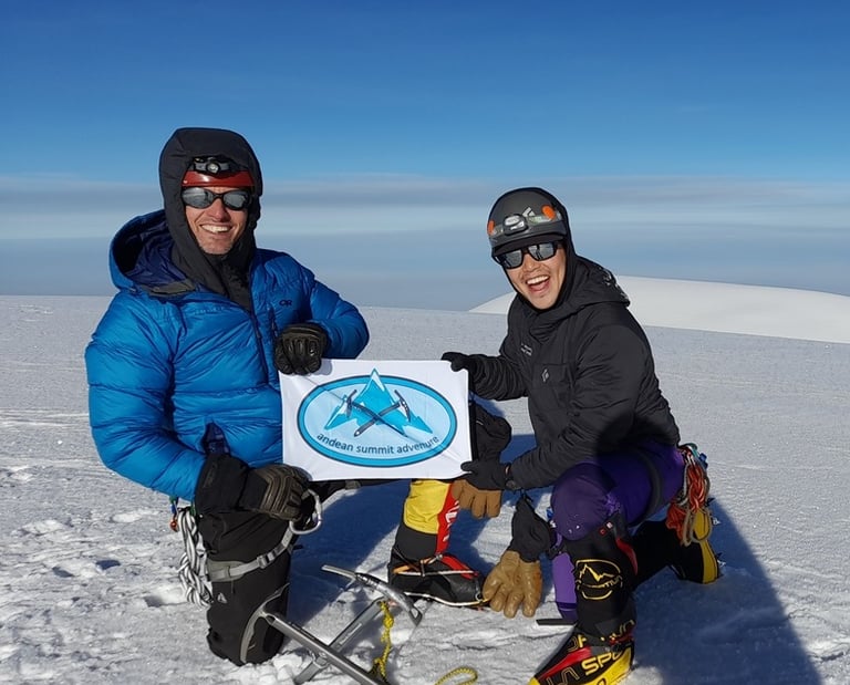 on the Whymper summit of Chimborazo