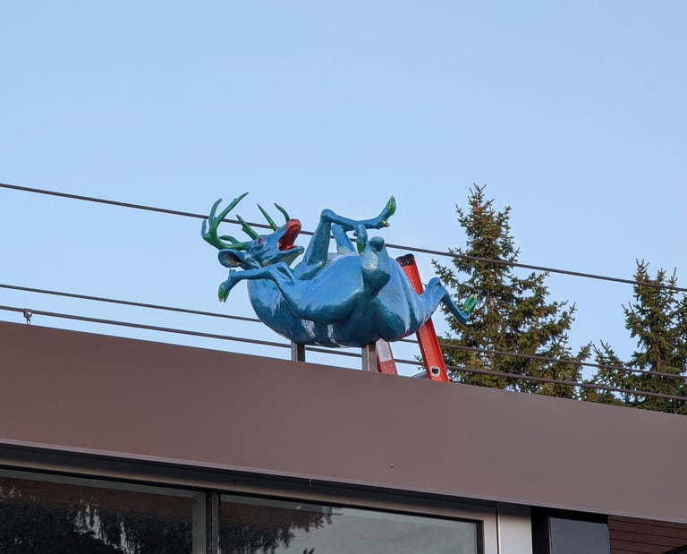 public art, Paul Freeman artist, valley line lrt art, animal art, unique original art,