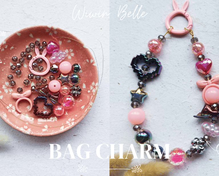 Glam Up Your Phone: Beaded Strap Tutorial 🎀༘⋆🍧🌸💕