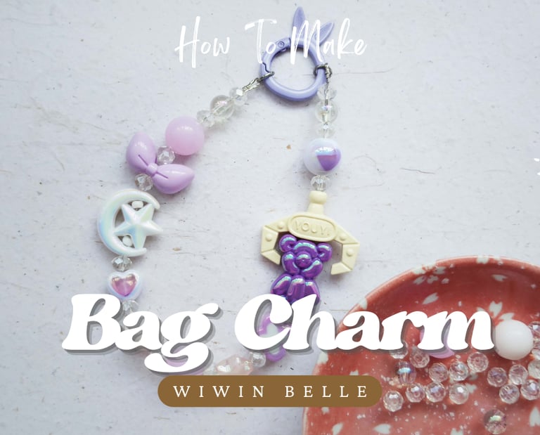 How to Make Phone Strap with Luxury Beads ✨