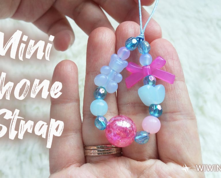 Mini Phone Strap Tutorial