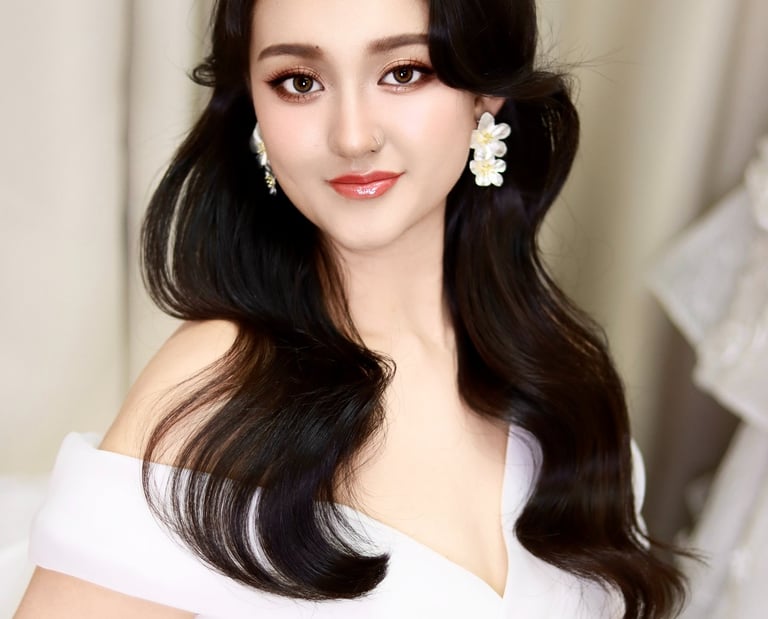 香港婚禮新娘化妝師-新娘髮型