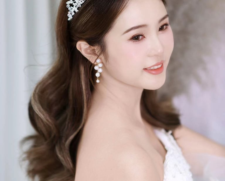 香港婚禮新娘化妝師-新娘髮型