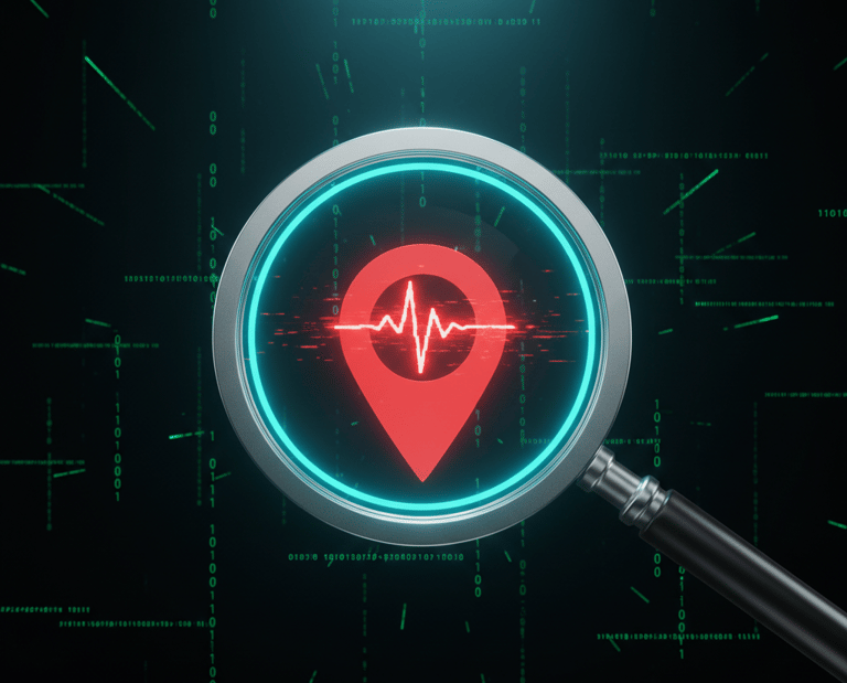 Auditoria técnica de perfil suspenso por Gestor de Google Meu Negócio.