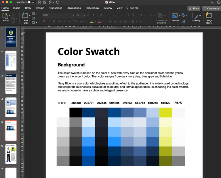 Powerpoint Color Swatch Final