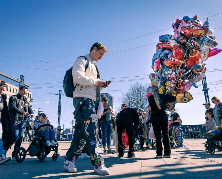 Vappu celebrations in Tampere