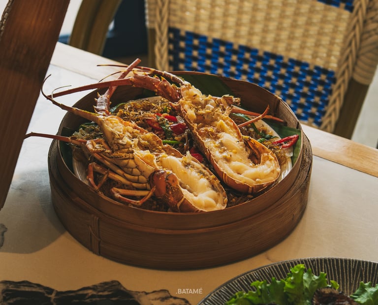 Steamed Lobster with soun at SeeSea by Nomad Batam